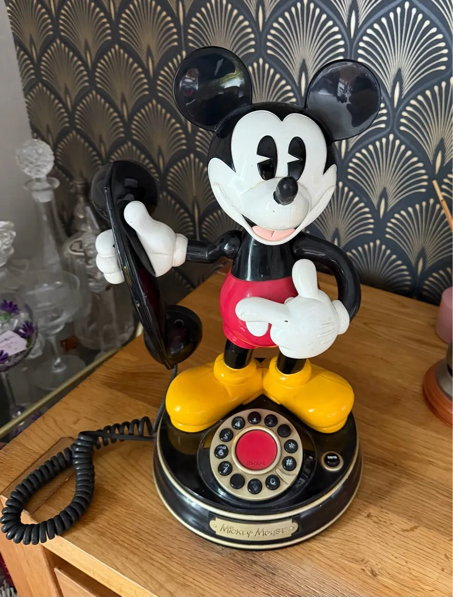 Vintage Micky Mouse Telephone - Image 1