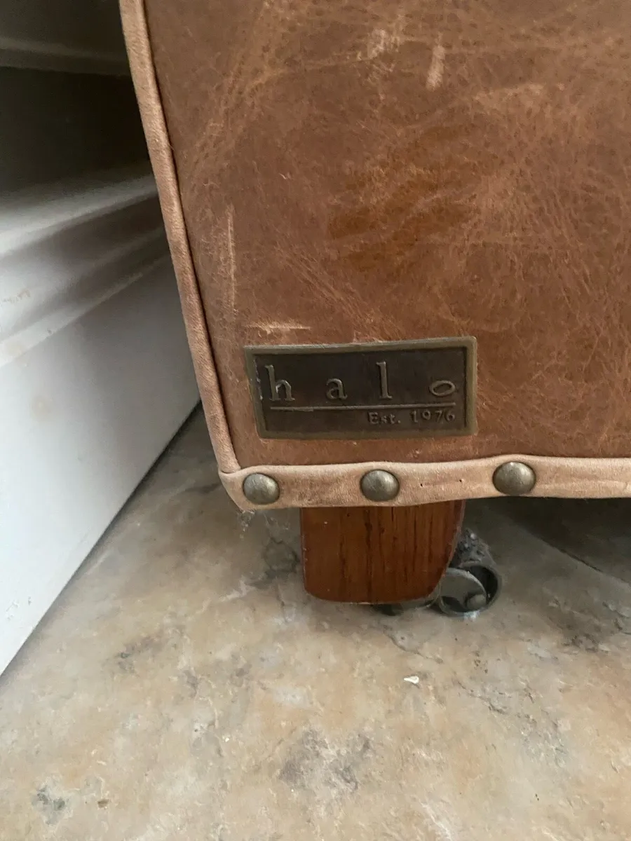 Vintage Leather couch - Image 4
