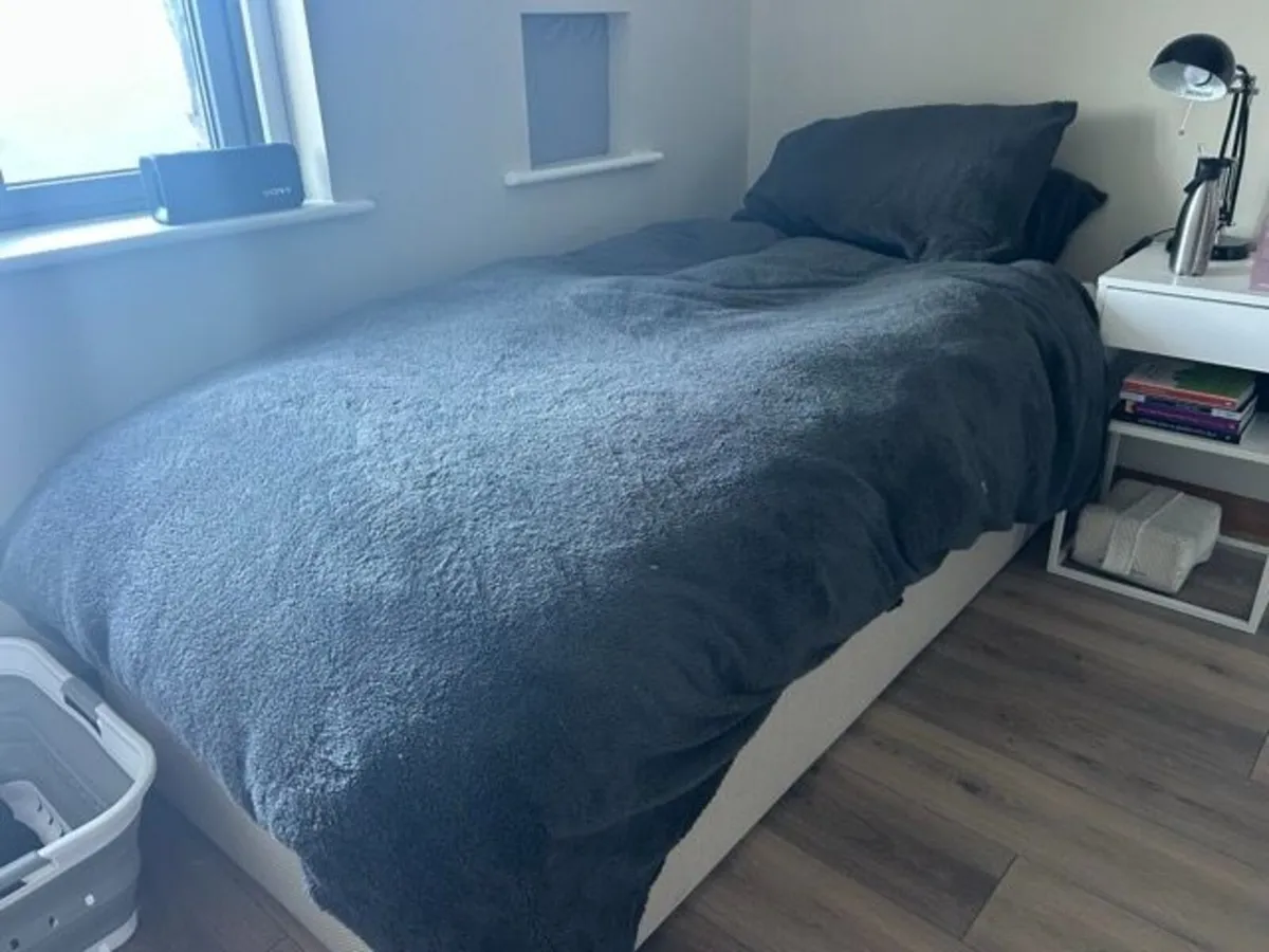 Single Storage Bed + Mattress — New Jan 2026 - Image 1