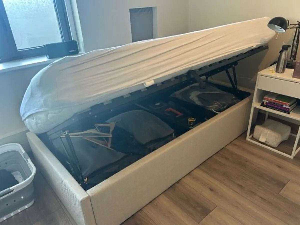 Single Storage Bed + Mattress — New Jan 2026 - Image 3