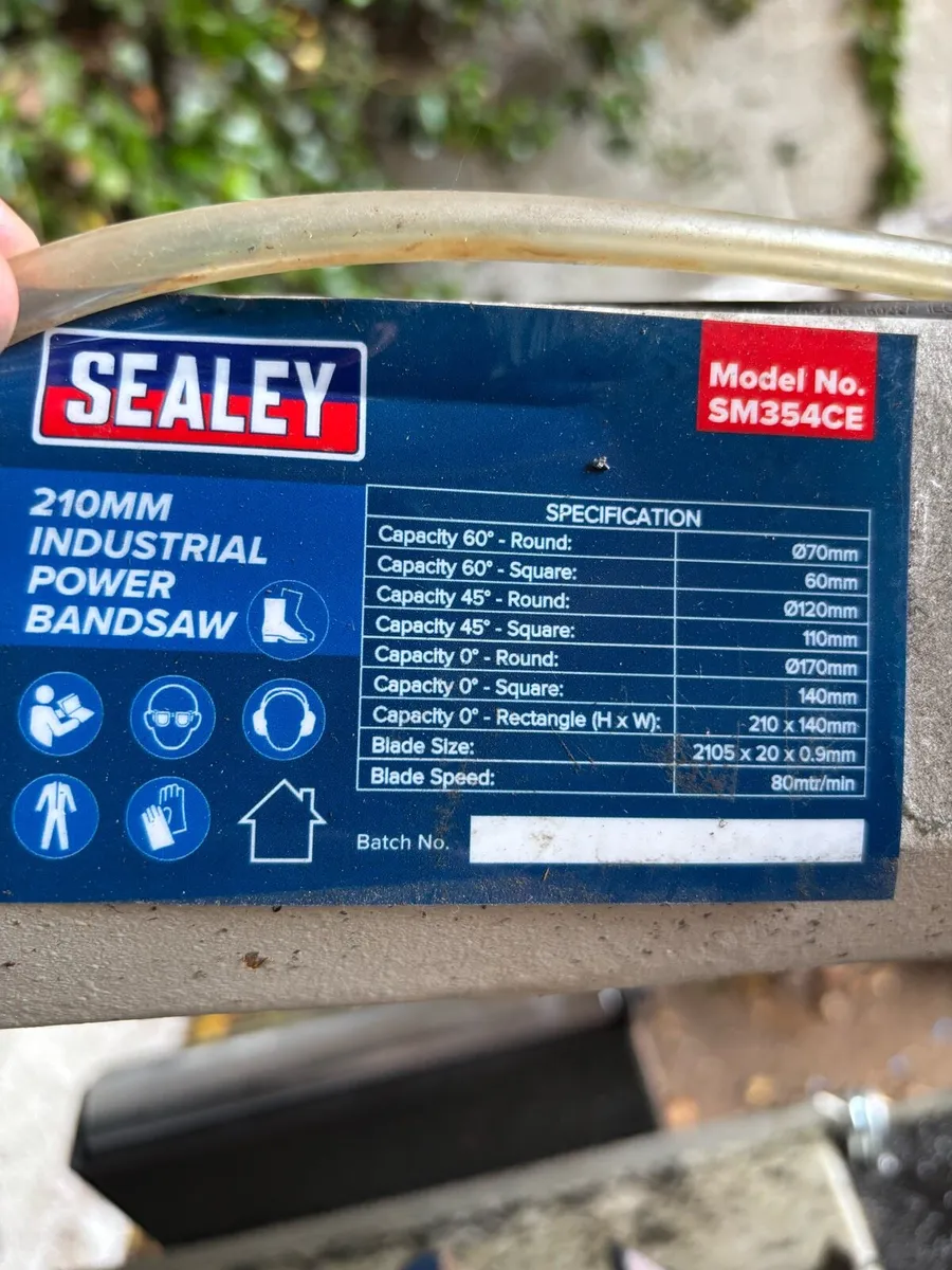 Sealey Bandsaw - Image 2