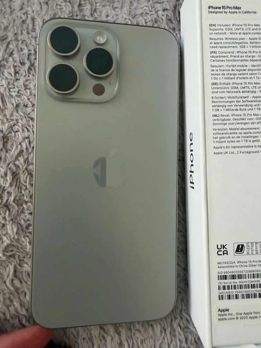 iphone 15 pro max 256gb unlock mint condition - Image 3