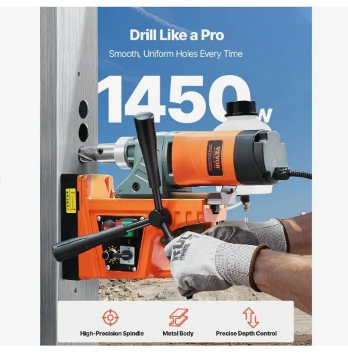 Magnetic Drill, 1450W - Image 1