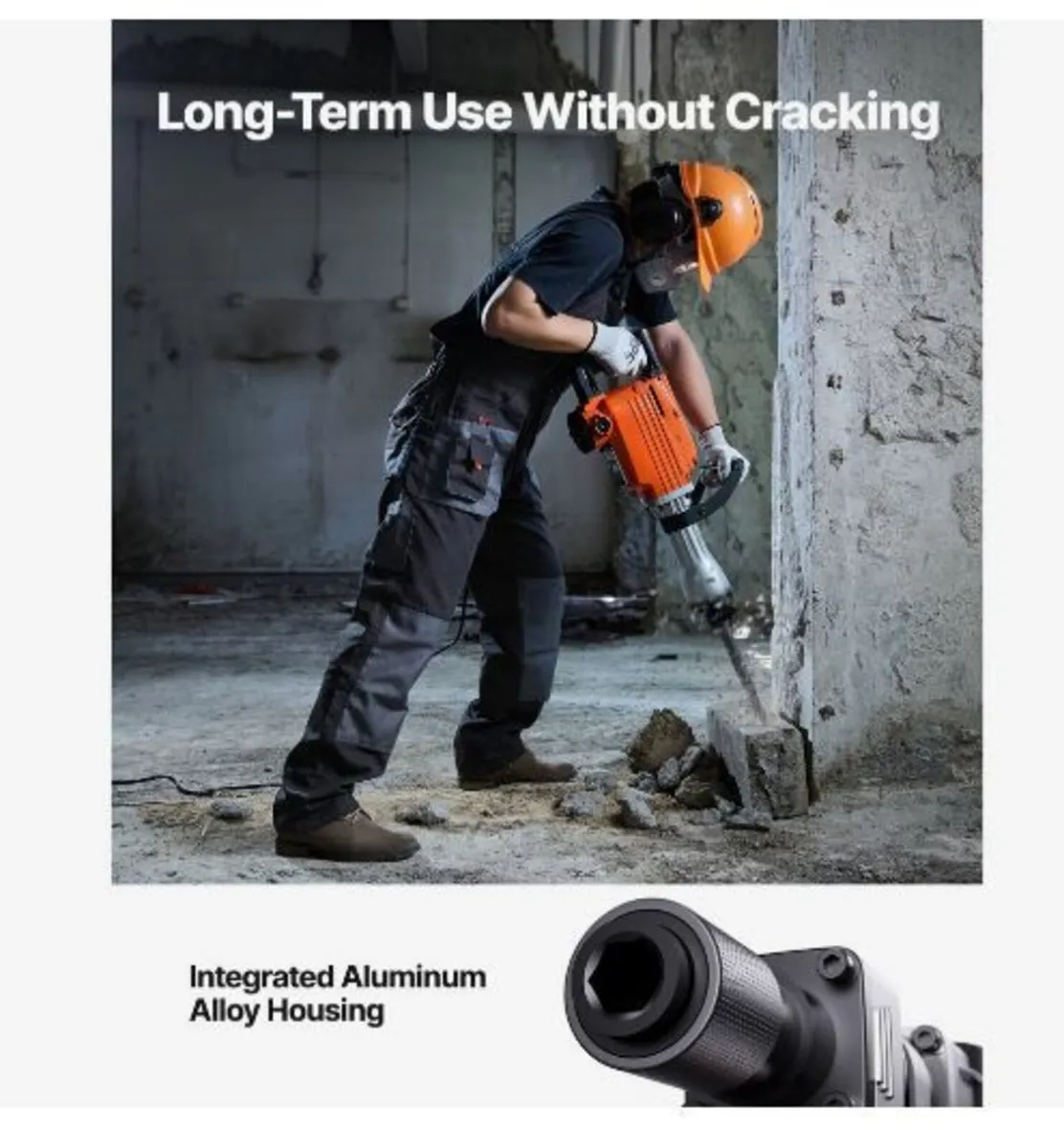 Demolition Jack Hammer Concrete Breaker 2200W - Image 4