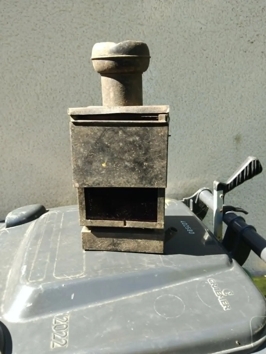 Vintage Darkroom Safelight Lamp - Candle Lantern - Image 1