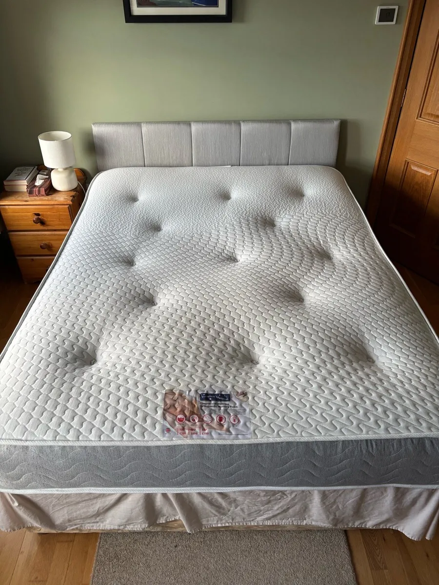 King Size Mattress & Bed - Image 1