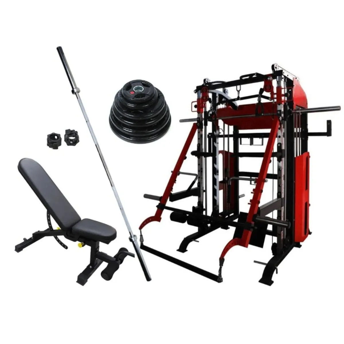 Multi Functional Smith Machine & Squat Rack Packag - Image 1