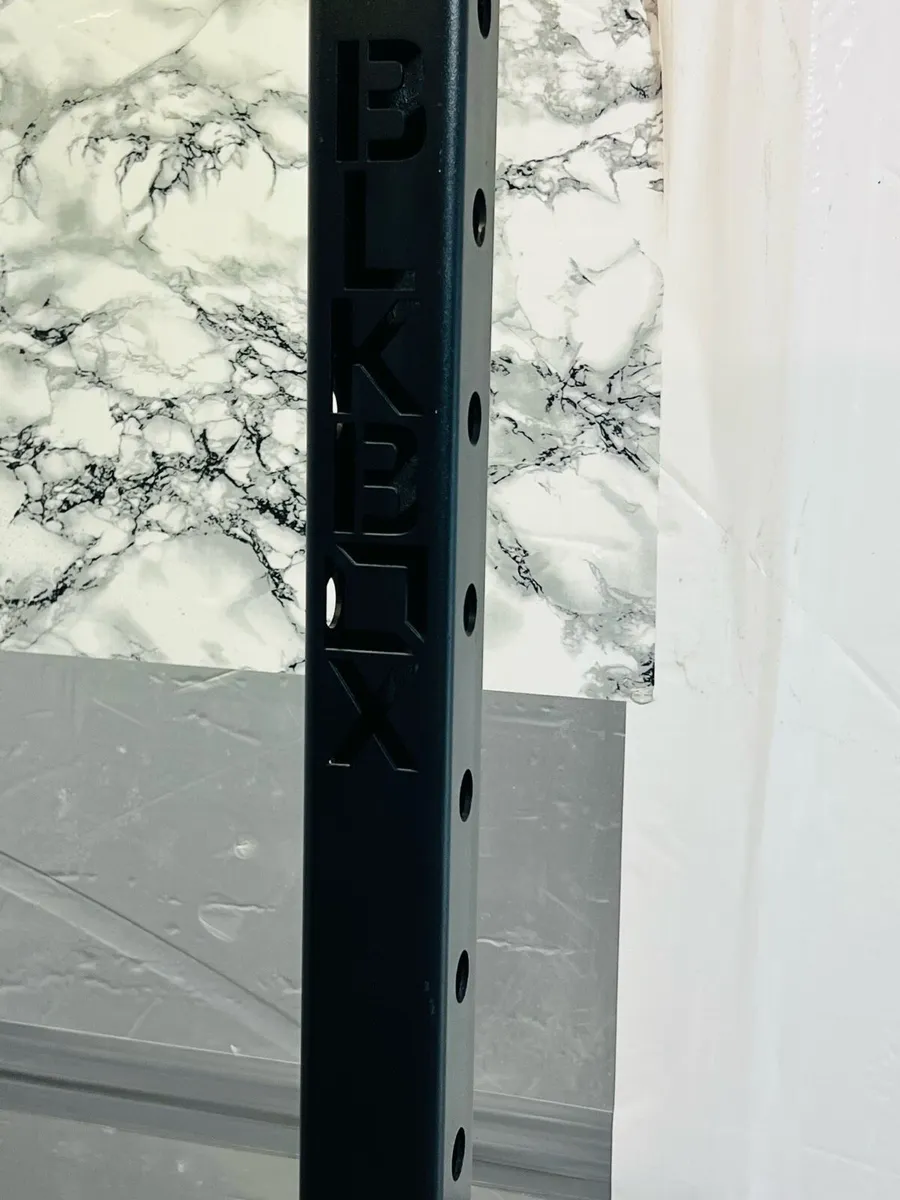 BLKBOX RACK STANDS 120KG BARBELL SET BENCH DUMLS - Image 2