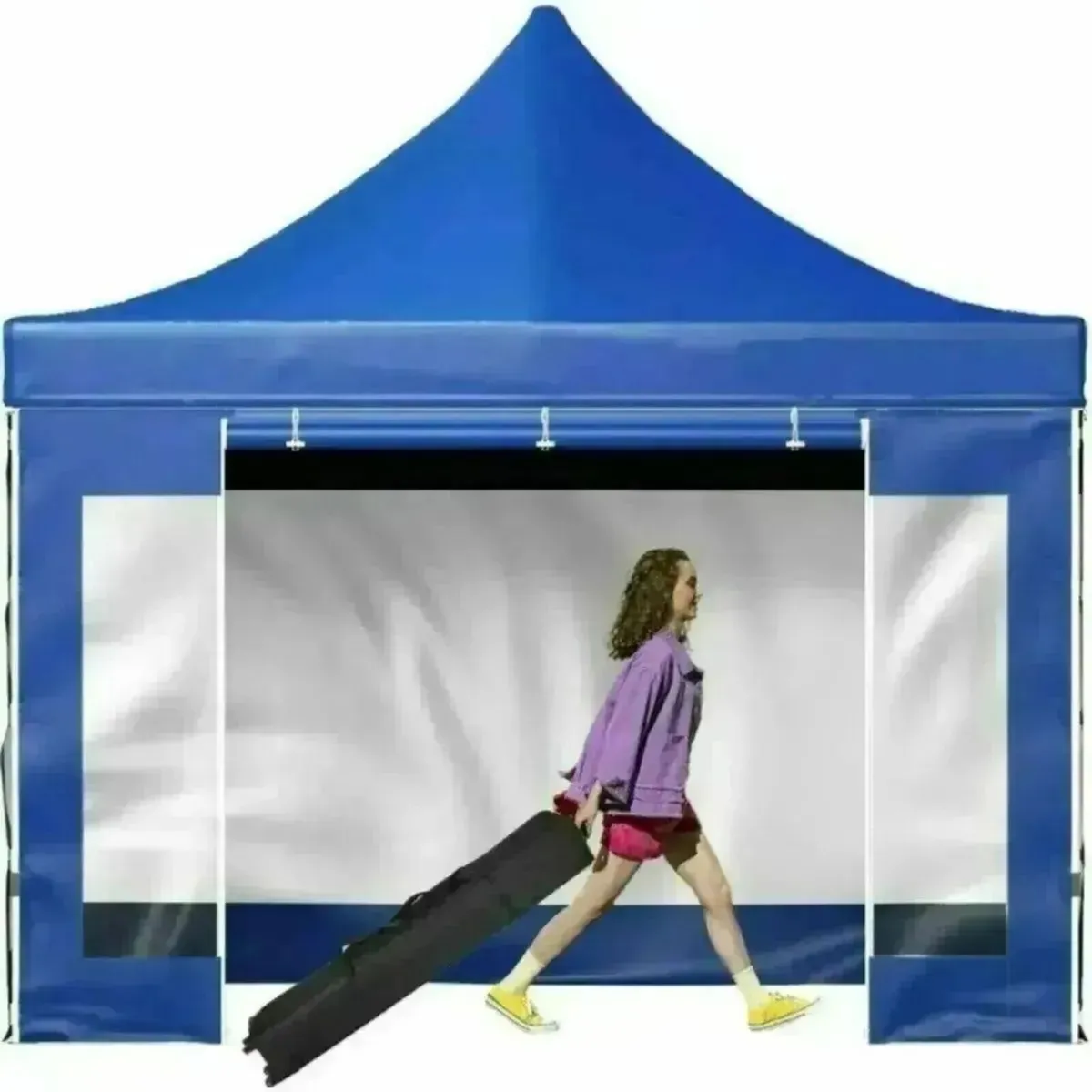 Gazebo Pop Up Tent 10x10 Waterproof with Sides - Image 3
