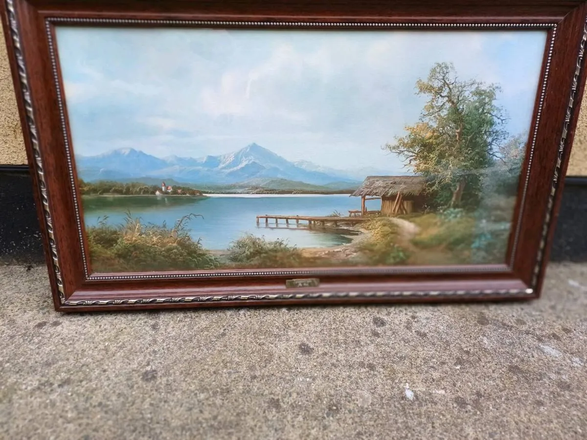 Vintage Picture "Connemara Lake" - Image 2