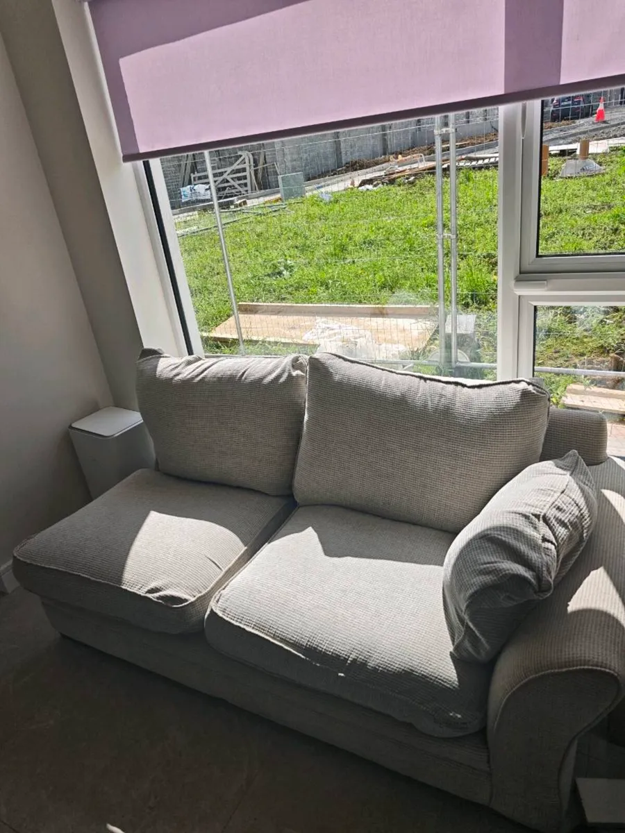 L shaped grey sofa - Image 4