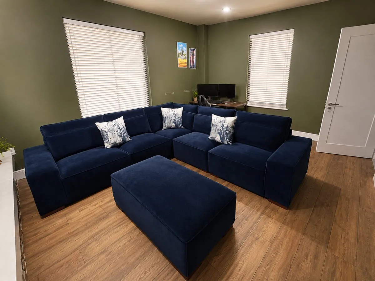 Navy Couch for Sale - Image 1