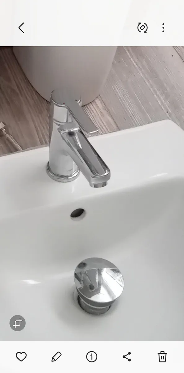 Basin, Full Pedestral & Mirror - Image 1