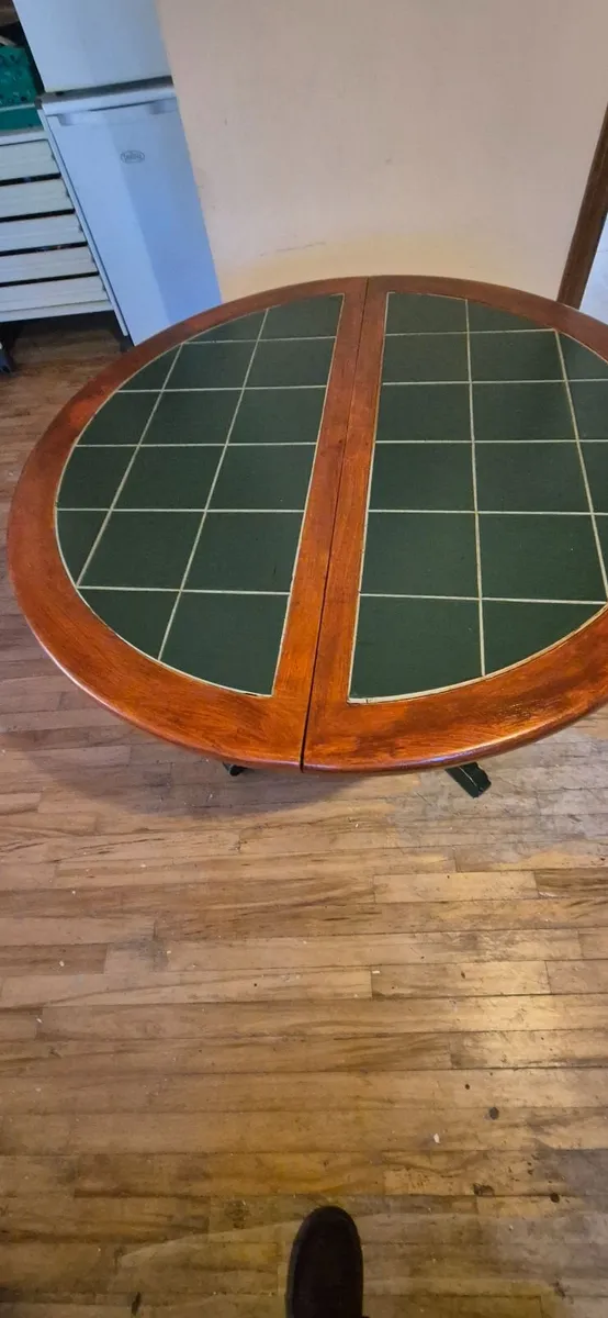 Dining table extendable solid wood - Image 1