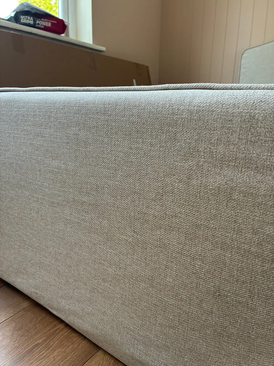 Brand new IKEA Ramnefjall beige king bed frame - Image 3