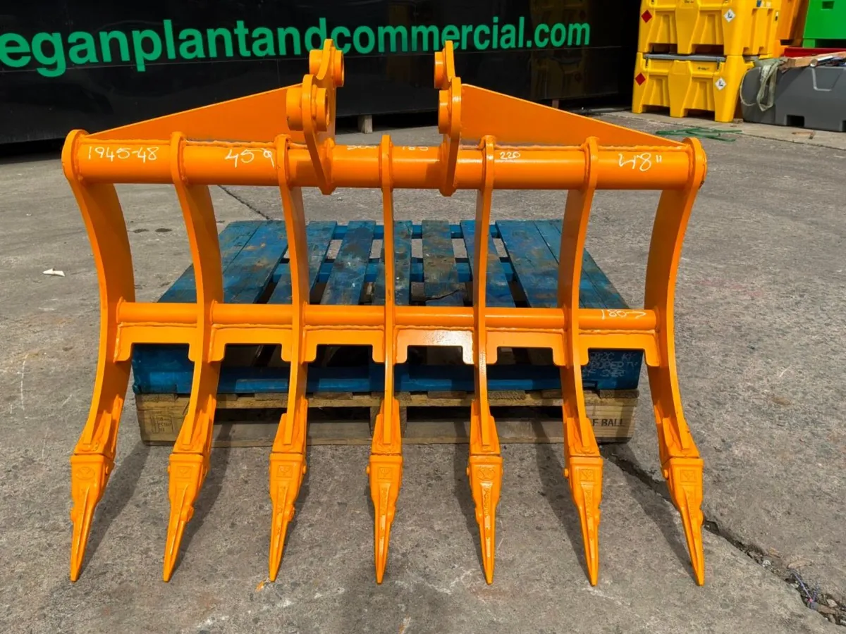 UNUSED 48" LAWN / STONE RAKE.....45mm....1945-2. - Image 2