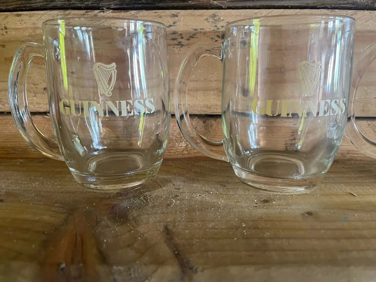 1970s Guinness Half Pint Glasses - Image 2