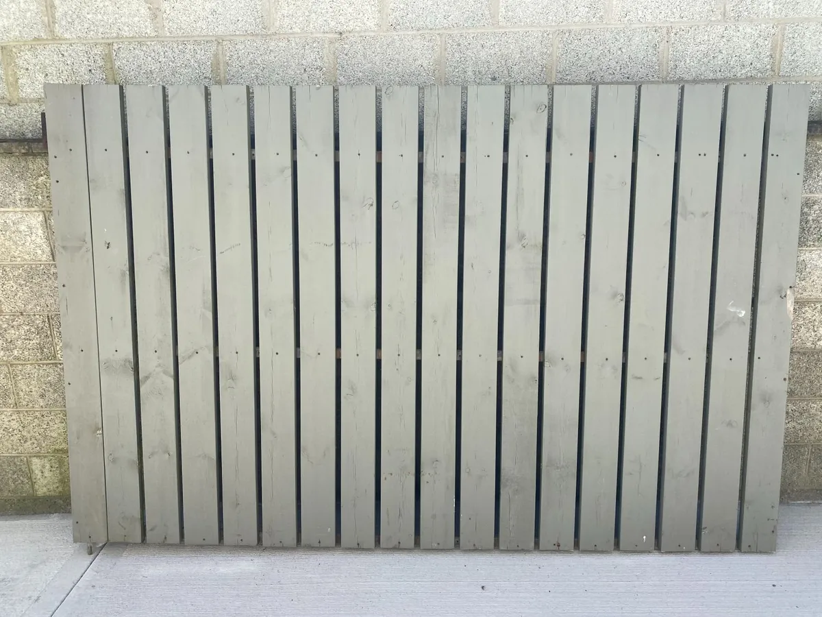 Heavy Duty Timber & Galvanised Steel Gates - Image 1