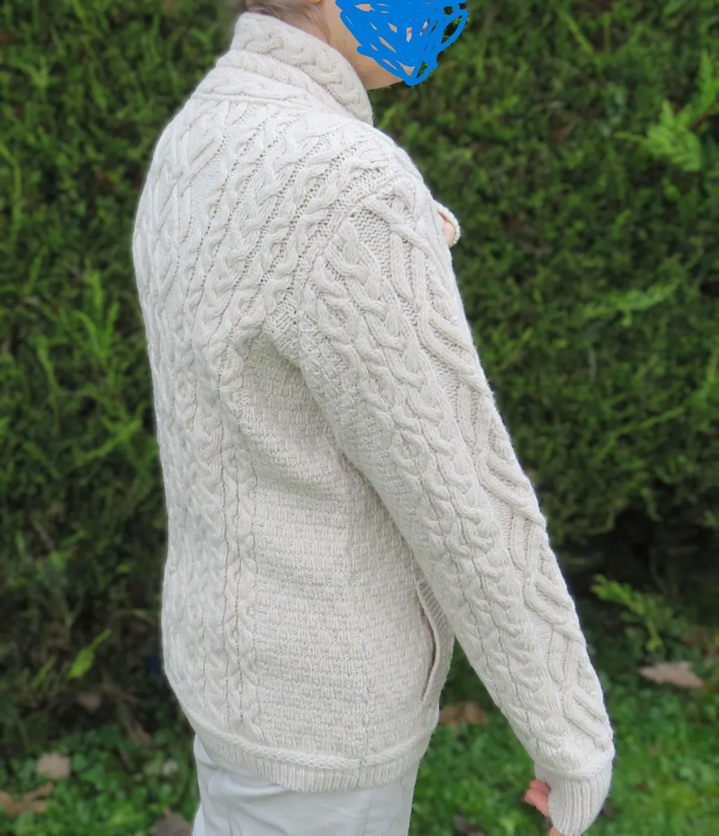 XS, S, L, NEW with tags Irish Merino Wool Cardigan - Image 3