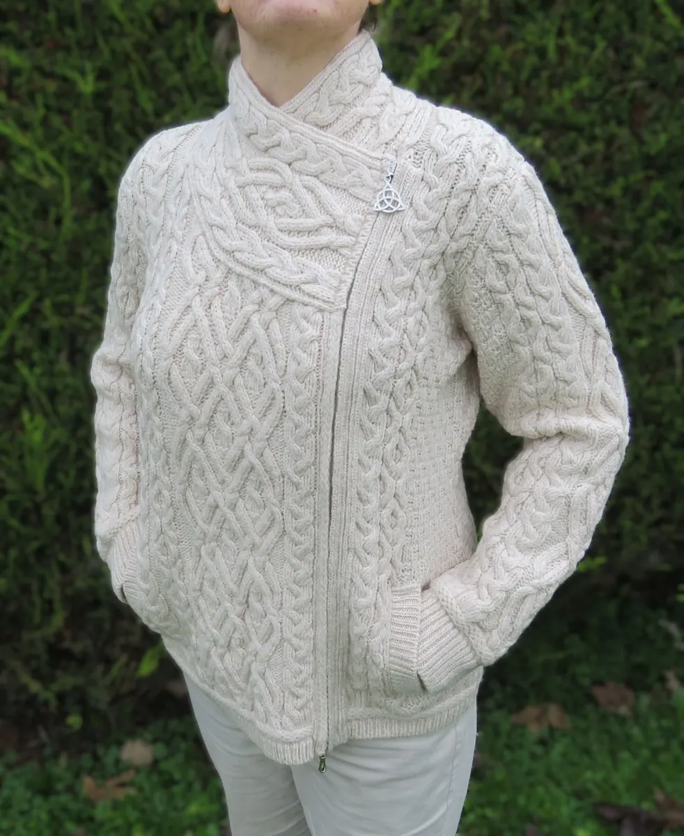 XS, S, L, NEW with tags Irish Merino Wool Cardigan - Image 1