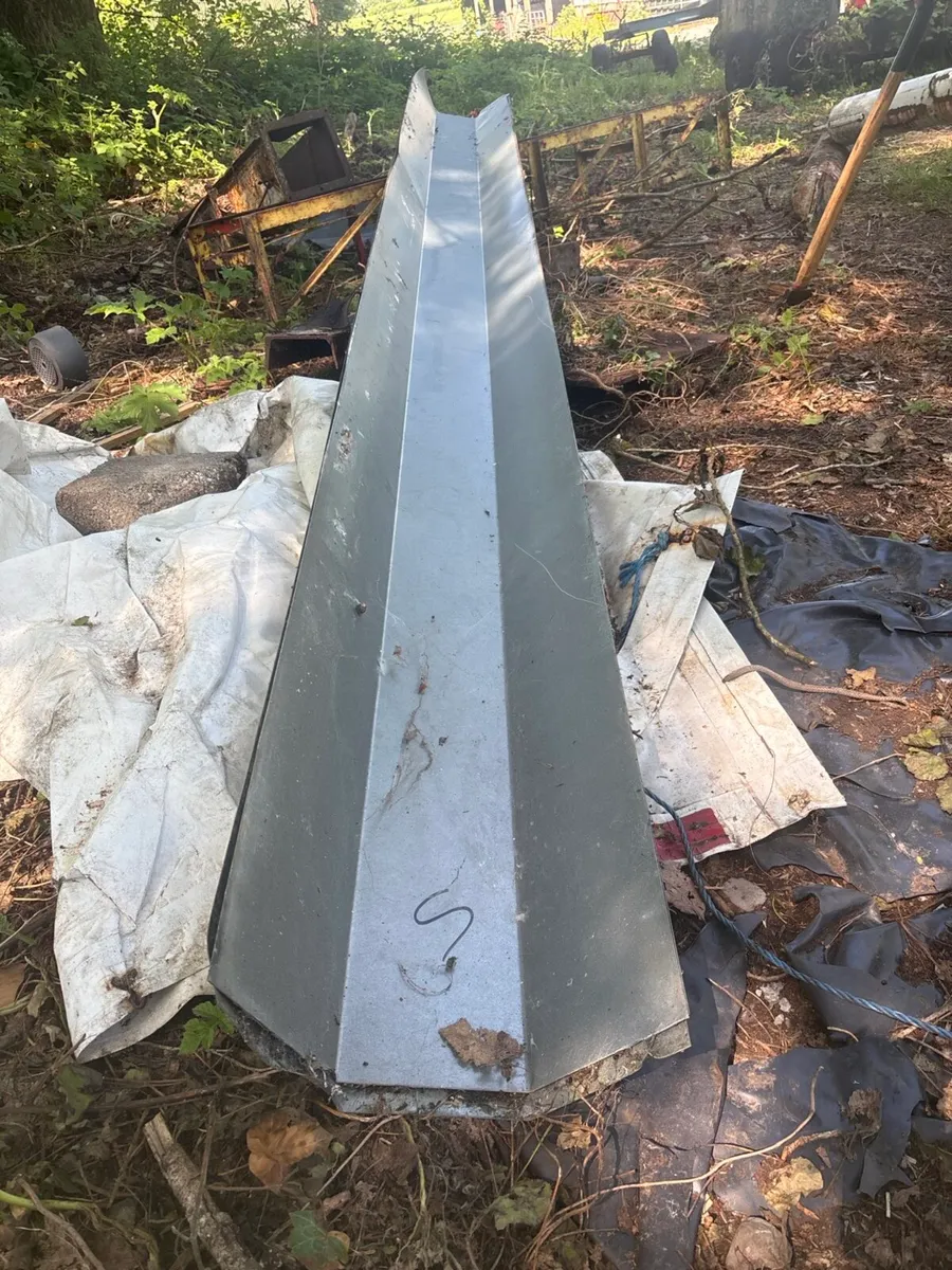 Heavy galvanised steel channel sections 16ft