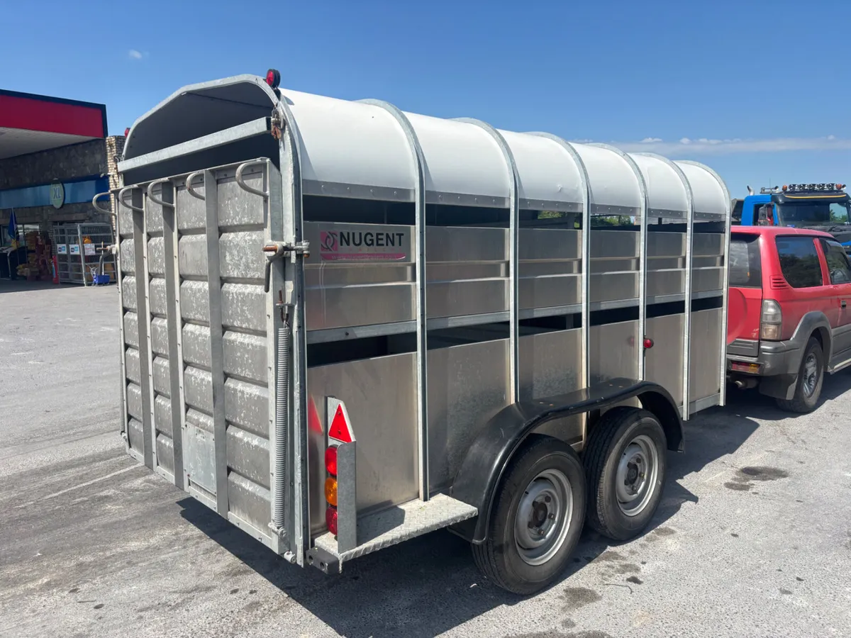 nugent 12ft x 6ft livestock trailer - Image 3