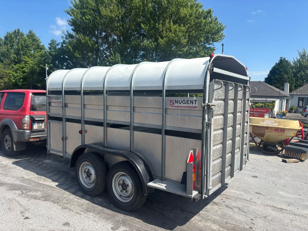 nugent 12ft x 6ft livestock trailer - Image 2