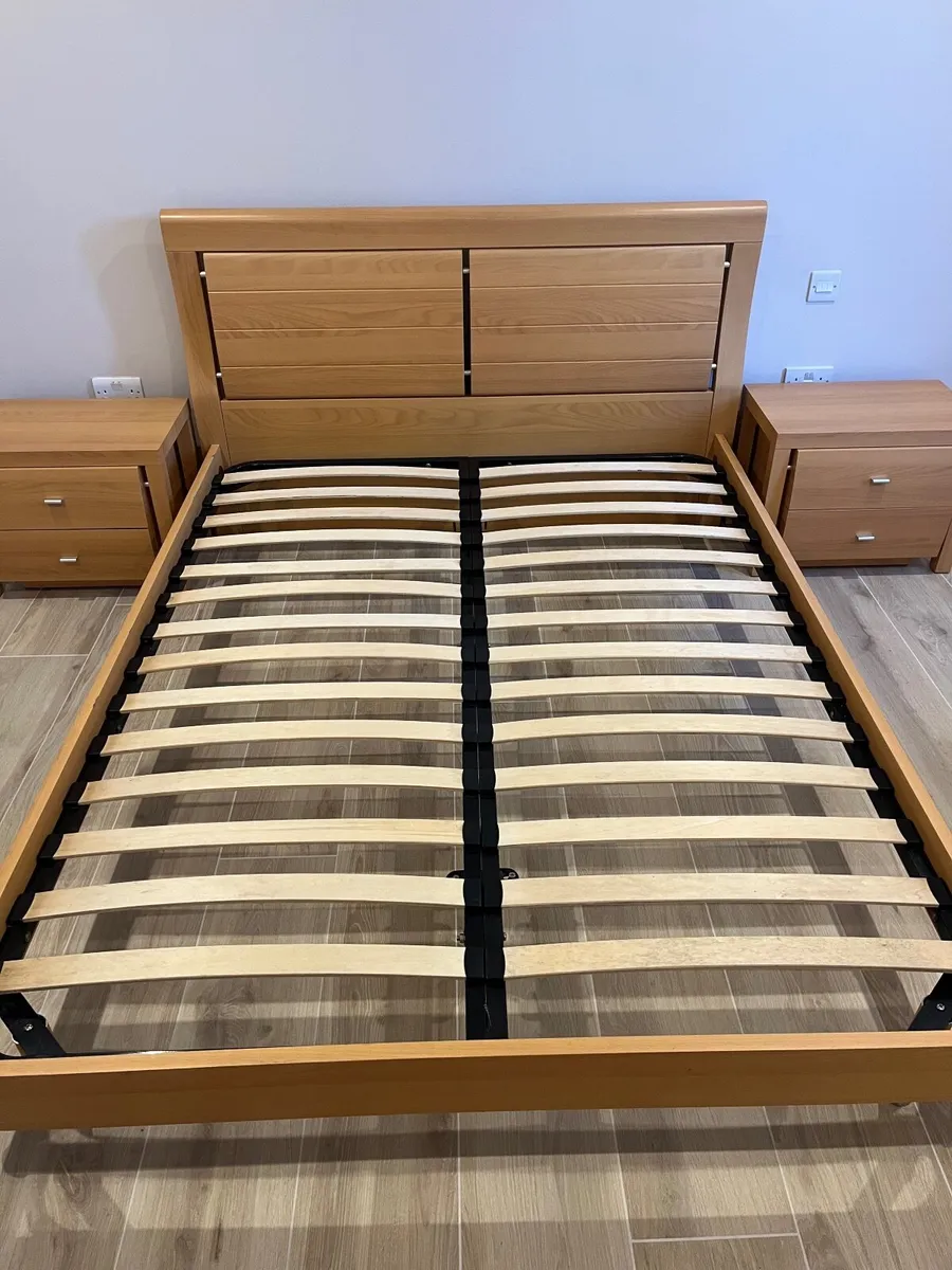 Bed, Lockers & Dresser - Image 1