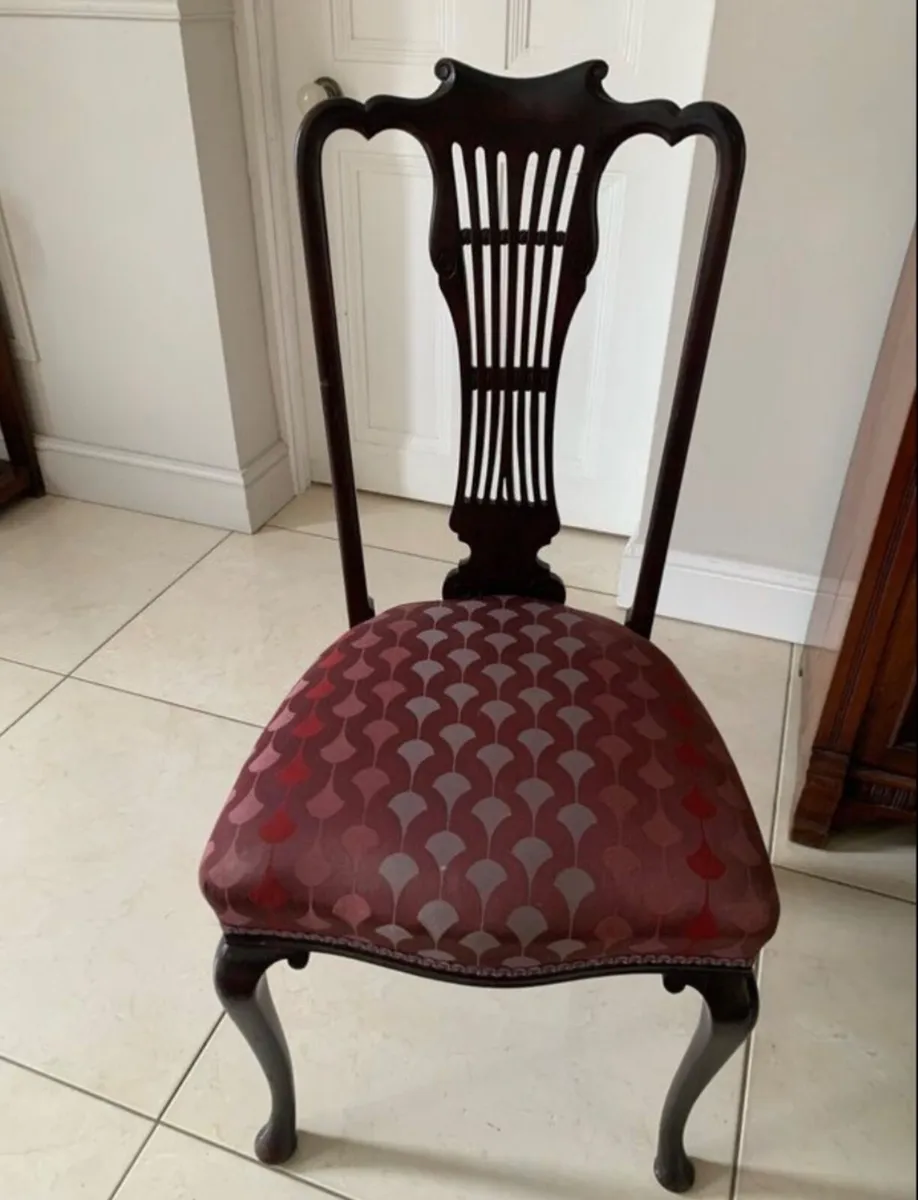 Antique Chairs x 4 - Image 3