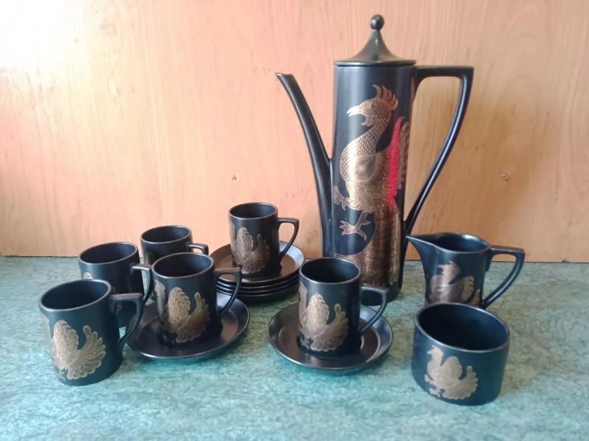 Vintage Portmeirion Poenix Coffe Set