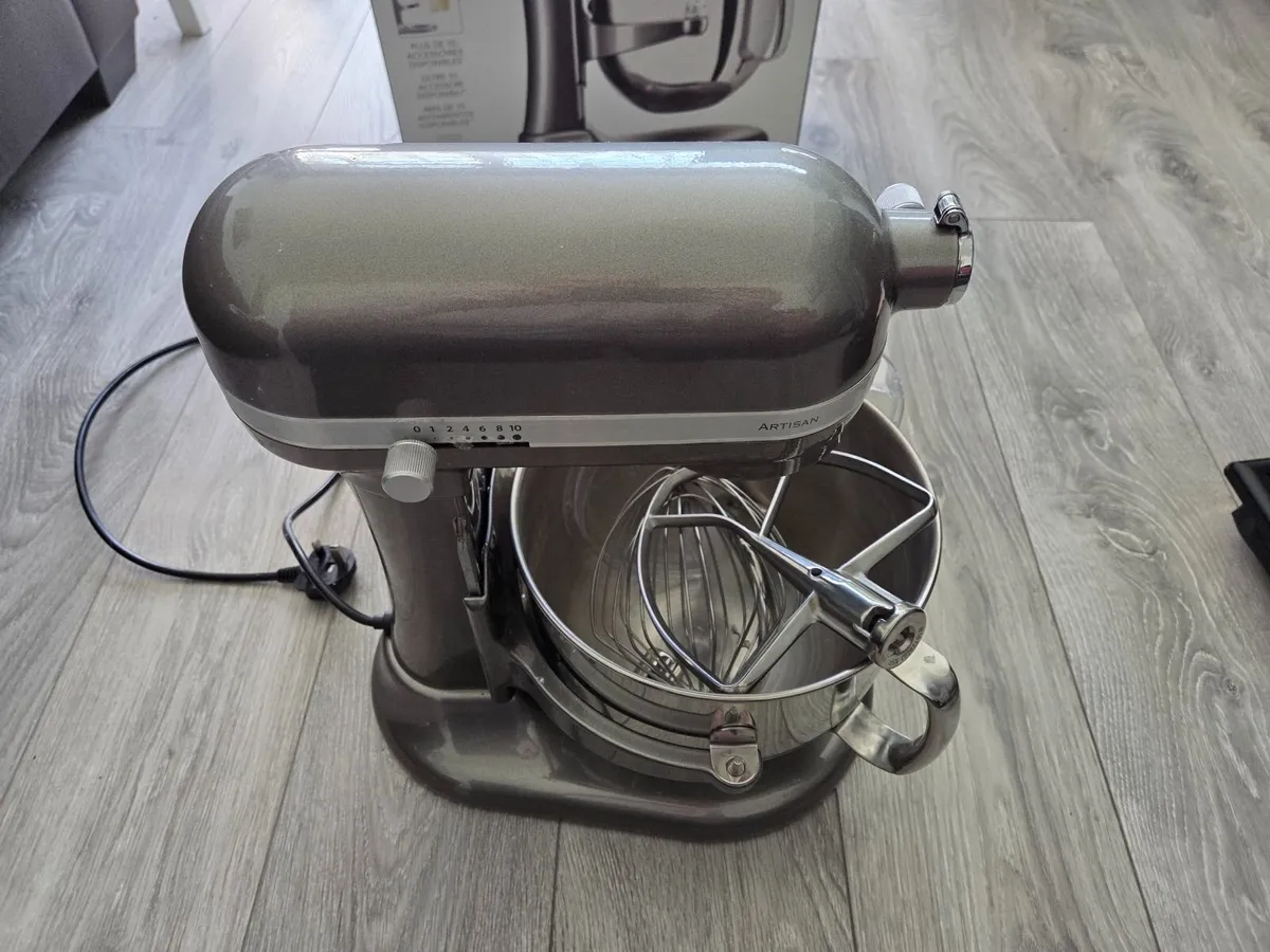 Kitchen Aid artisan 6.9L silver mixer - Image 2