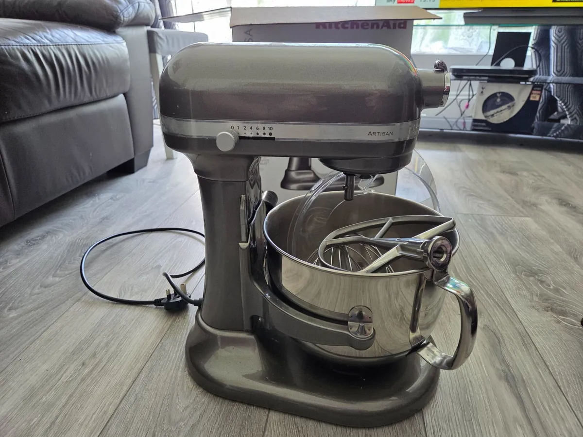 Kitchen Aid artisan 6.9L silver mixer - Image 3