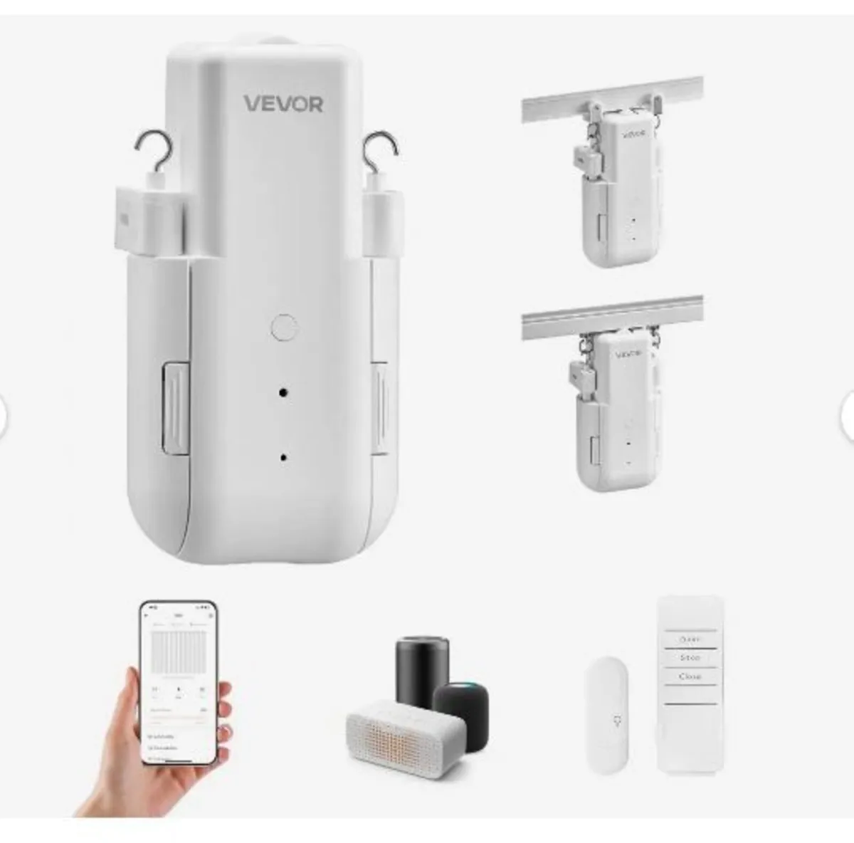 Automatic Curtain Opener, APP and Remote - Image 1