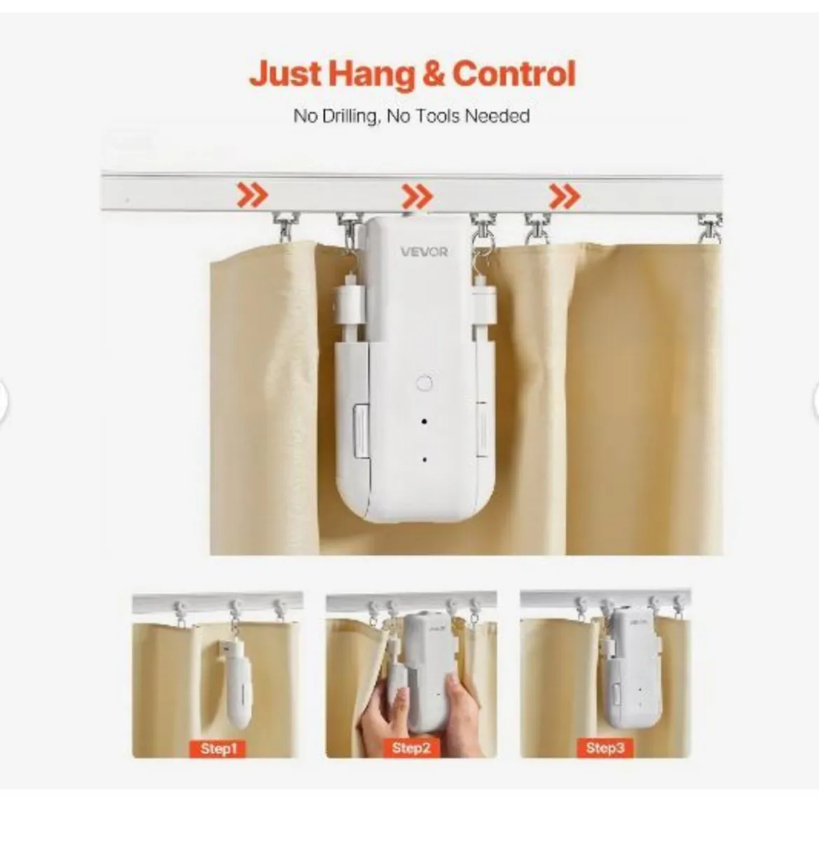 Automatic Curtain Opener, APP and Remote - Image 3