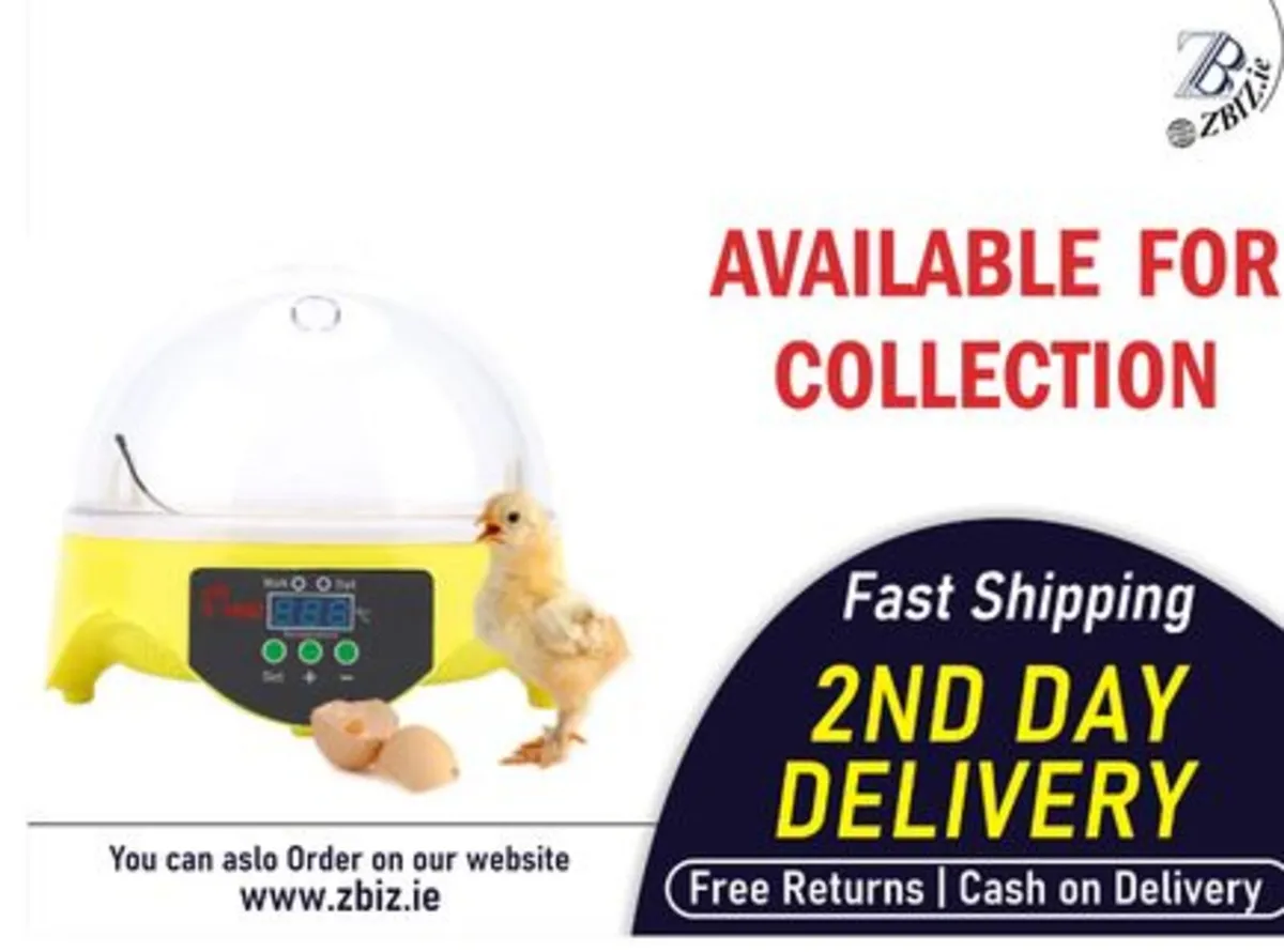 Mini 7 Egg Incubator With Built-in Temperature - Image 1