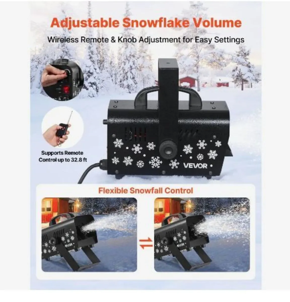 Snow Machine, Powerful 1500W - Image 4