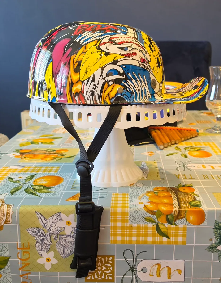Brand new baseball style motorcycle helmet - Image 4