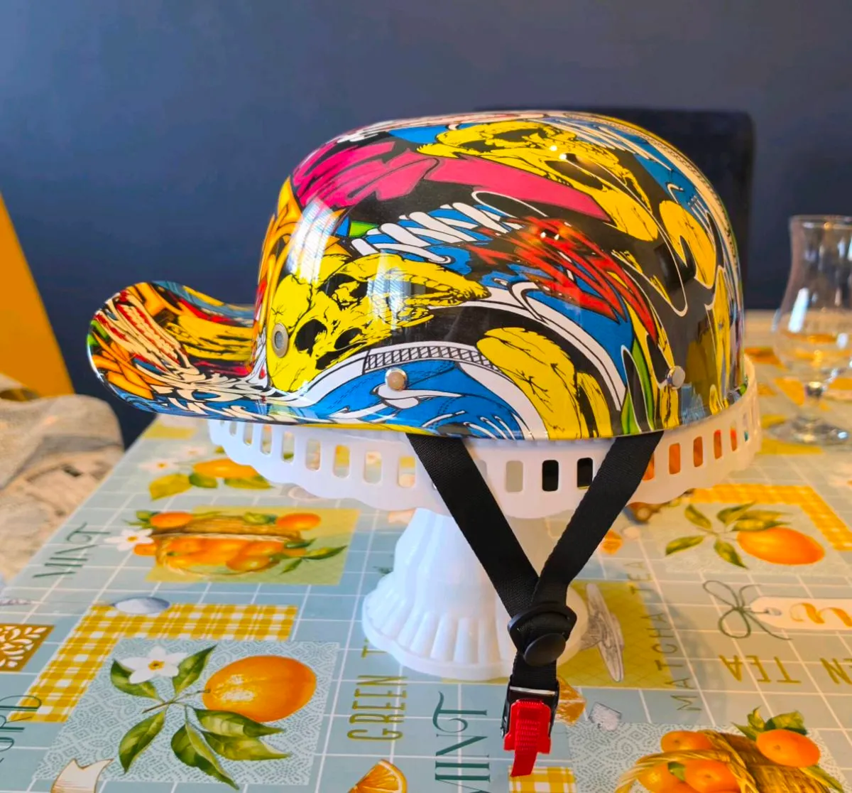 Brand new baseball style motorcycle helmet - Image 1