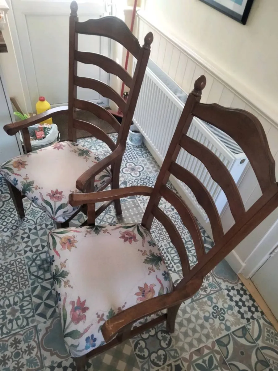 Two Carver Chairs - Image 2
