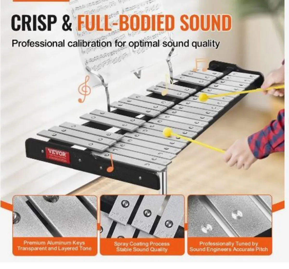 32 Note Glockenspiel Xylophone Bell Kit - Image 2