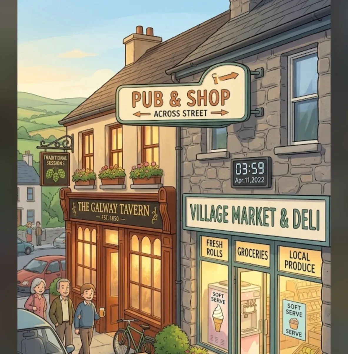 Pub and shop to lease/sell