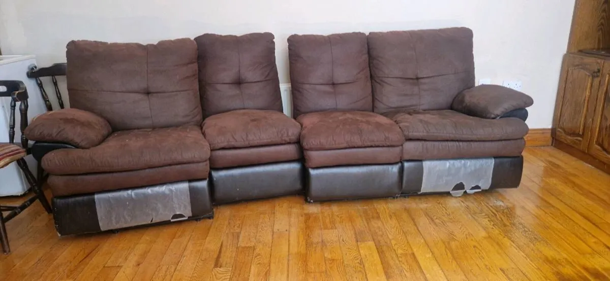 4 seater couch recliner - Image 2