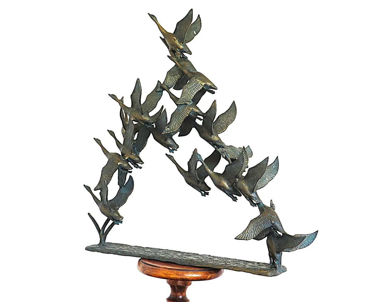 Flock of Ducks sculpture - Image 1