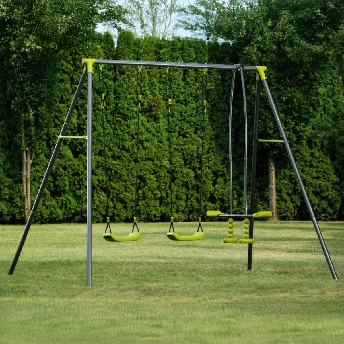 Swing Set with 3 Seat Units - Image 1