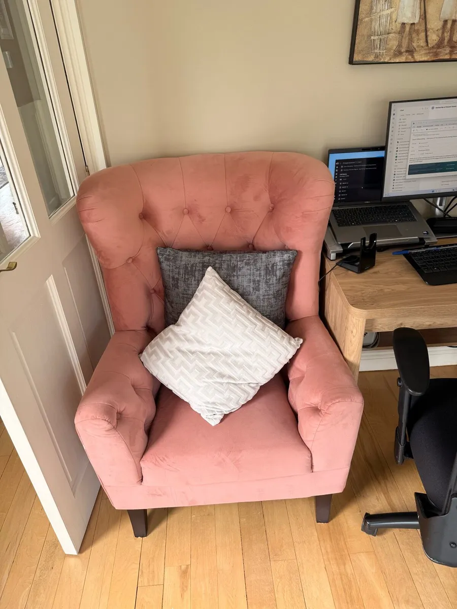 Pink Arm chair - Image 2