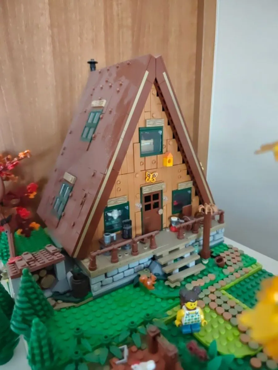 Lego A-Frame Cabin Complete
