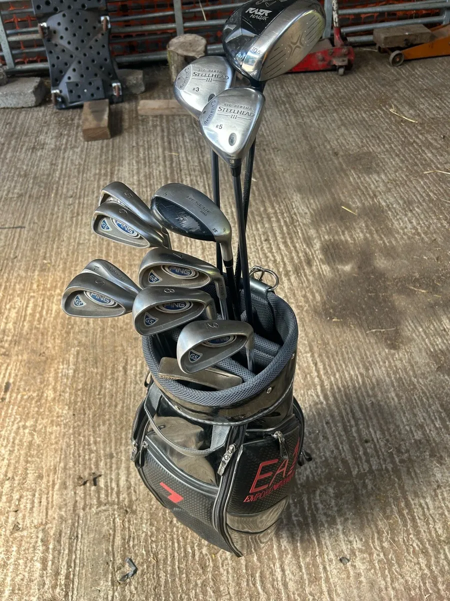 Full golf set and bag - Image 1