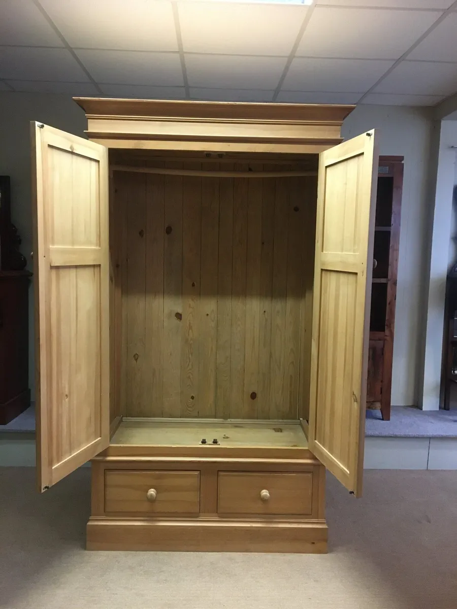 Solid Pine Wardrobe - Image 3