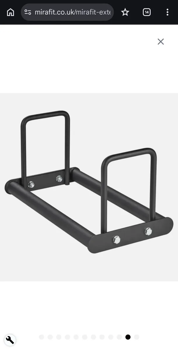 Mirafit Extendable Weight Plate Rack – Brand New - Image 3