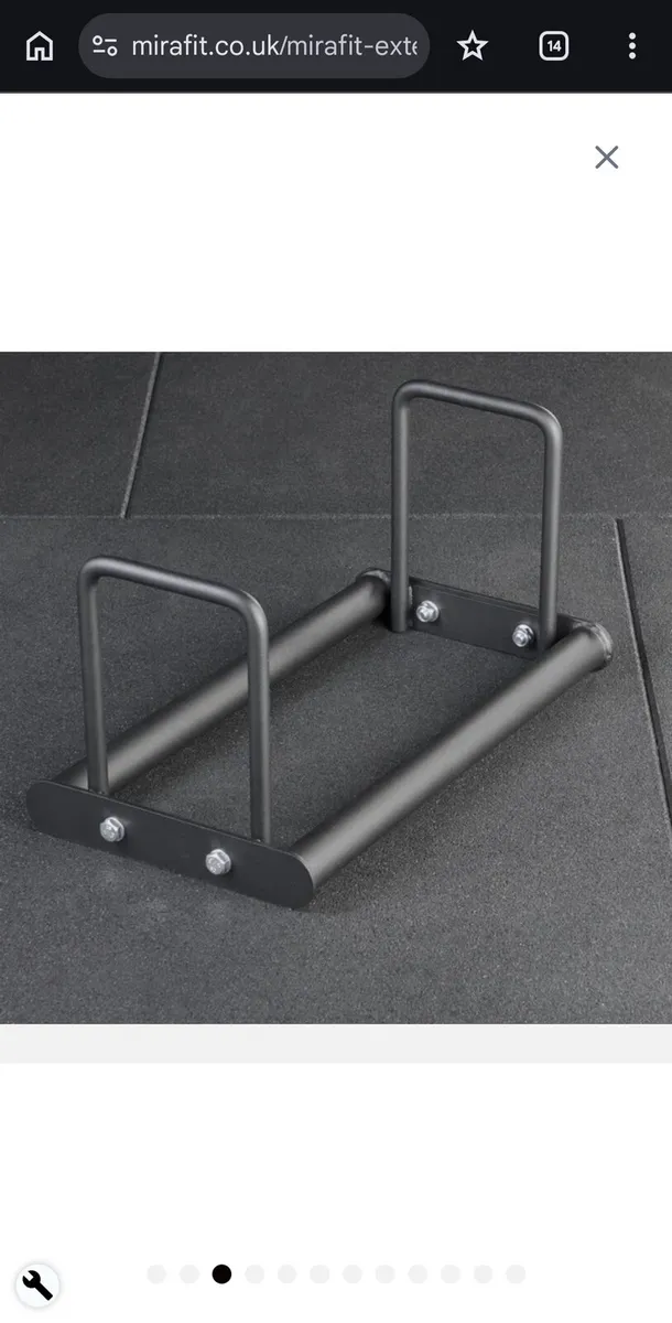 Mirafit Extendable Weight Plate Rack – Brand New - Image 1
